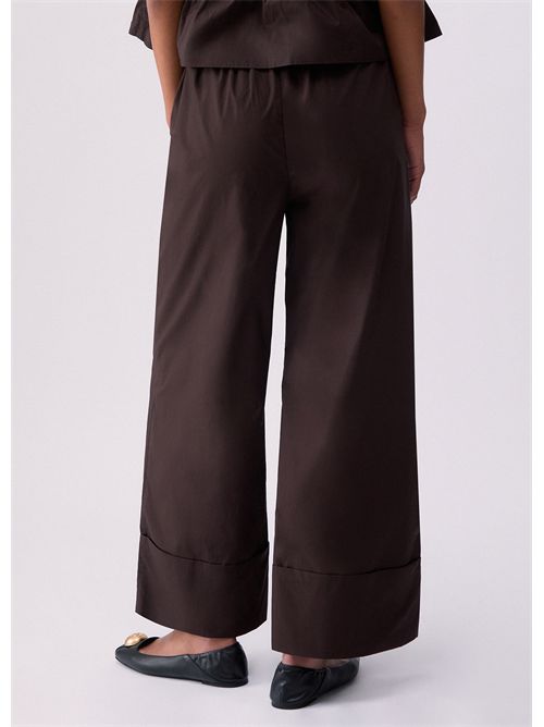 Pantaloni flare in popeline LIU JO | WA6498T4853/91109